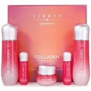 Jigott Набор увлажняющих средств для лица: тонер, эмульсия, крем / Signature Collagen Essential Skin Care 3 Set 23131-64407