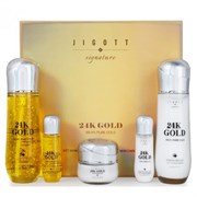 Jigott Набор средств для лица: тонер, эмульсия, крем / Signature 24K Gold Essential Skin Care 3 Set 23130-64409