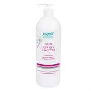 Domix Green Professional Крем для рук и ногтей с кератином, маслом чайного дерева и коллоидным серебром, 1000 мл 2289-1934