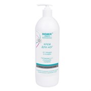 Domix Green Professional Крем для ног от трещин и ссадин с витамином F, E, D-пантенолом и коллоидным серебром, 1000 мл 1750-1582
