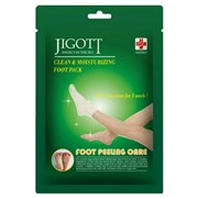 Jigott Отшелушивающие пилинг-носочки / Clean & Moisturizing Foot Pack, 1 пара 18918-21328