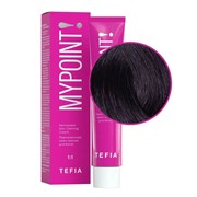 TEFIA Mypoint 4.7 Перманентная крем-краска для волос / Брюнет фиолетовый, 60 мл 20089-24072