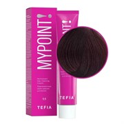 TEFIA Mypoint 6.61 Перманентная крем-краска для волос / Темный блондин махагоново-пепельный, 60 мл 20105-24087