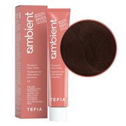 TEFIA Ambient 5.4 Перманентная крем-краска для волос / Светлый брюнет медный, 60 мл 22193-41519