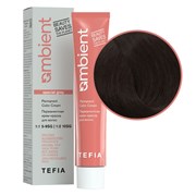 TEFIA Ambient 5.810 Перманентная крем-краска для волос / Светлый брюнет коричнево-пепельный для седых волос, 60 мл 22249-41608