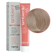 TEFIA Ambient 10.810 Перманентная крем-краска для волос / Экстра светлый блондин коричнево-пепельный для седых волос, 60 мл 22244-41809