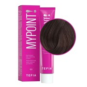 TEFIA Mypoint 6.81 Перманентная крем-краска для волос / Темный блондин коричнево-пепельный, 60 мл 20108-24090