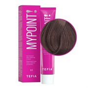 TEFIA Mypoint 6.87 Перманентная крем-краска для волос / Темный блондин коричнево-фиолетовый, 60 мл 20110-24092