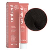 TEFIA Ambient 3.0 Перманентная крем-краска для волос / Темный брюнет натуральный, 60 мл 22129-41751
