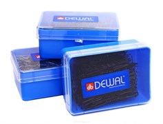 Dewal Шпильки для волос волна SLT70V-1/200, 70 мм, черный, 200 г 2068-1783