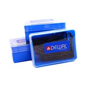 Dewal Невидимки для волос волна SLN40V-1/200, 40 мм, черный, 200 г 2077-10223