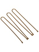Dewal Шпильки для волос прямые SLT45P-3/60, 45 мм, коричневый, 60 шт. 27849-76320
