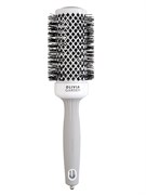 Olivia Garden Термобрашинг для укладки волос / Expert Blowout Shine White & Grey, 45 мм, бело-серый 24340-66017