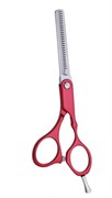 Dewal Парикмахерские ножницы филировочные облегченные / Colour Step М31955 AS-RD, красный 2253-1909