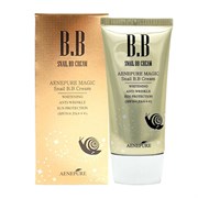 Ekel BB крем с улиточным муцином Aenepure Magic SPF50 PA+++, 50 мл 13879-12616