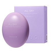 Enough Увлажняющий тональный кушон для лица №13 / All Day Dewey Water Full Cushion SPF 50+ PA++++, cветло-бежевый, 12 г + запаска 12 г 24535-71033
