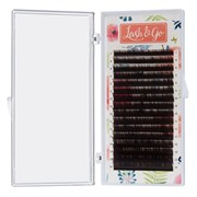 Lash&Go Ресницы на ленте Микс 16 линий 6-10 мм, D, 0,07 мм, эспрессо 17035-17925