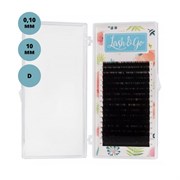 Lash&Go Ресницы на ленте 16 линий 10 мм, D, 0,10 мм, черный 12626-24493