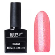 Bluesky Гель-лак для ногтей / Classic 133 SH, кораллово-розовый с шиммером, 10 мл 9801-76025