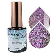 Manita Professional Гель-лак для ногтей светоотражающий с хлопьями юки / Multichrome Reflective №08, 10 мл 22361-43568