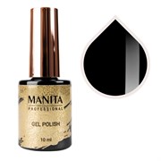Manita Professional Гель-лак для ногтей / Classic Pure Black №42, черный, 10 мл 22364-54777