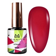 Manita Professional Гель-лак для ногтей c эффектом витража / Vitrage №06, бордовый, 10 мл 23295-64608