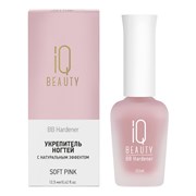 IQ Beauty Укрепитель для ногтей с натуральным эффектом тонирующий / BB Hardener Soft Pink, 12,5 мл 24628-72267