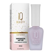 IQ Beauty Укрепитель для ногтей с коллоидным золотом / Gold Hardener Rose, 12,5 мл 23087-64381