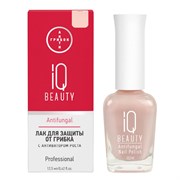 IQ Beauty Лак для ногтей для защиты от грибка с активатором роста / Antifungal Nail Polish 02, бежевый, 12,5 мл 24631-72103