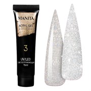 Manita Professional Акриловый гель для ногтей светоотражающий №03, 15 мл 22603-63738