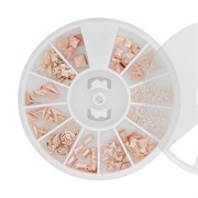 Nail Art Набор металлического декора для маникюра №13, розовое золото 15811-16565