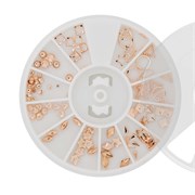 Nail Art Набор металлического декора для ногтей №17, розовое золото 15816-16570