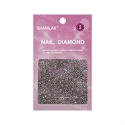 Nail Art Стразы для ногтей №3, серебристый 15830-16584