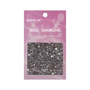 Nail Art Стразы для ногтей микс размеров, серебристый 15834-16588