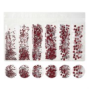 Nail Art Набор страз для ногтей, красный 15841-16594