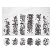 Nail Art Набор страз для ногтей, черный. 15845-16598