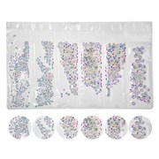 Nail Art Набор страз для ногтей, прозрачный 15846-16599