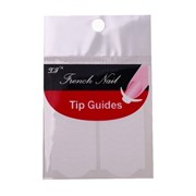 Kristaller Трафареты для французского маникюра широкие / French Nail, белый 7906-17441