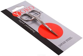 YOKO Ножницы маникюрные для кутикулы / SN-020, изогнутые, 95 мм 3174-2484