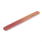 Zinger Пилка для натуральных ногтей абразивная прямая / Classic EJ-207, 120/180 грит, красно-коричневый 2420-72845