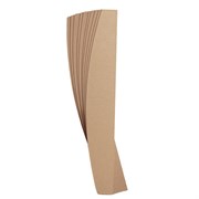 NailPro Сменные файлы для маникюра и педикюра без вспенки / Nude, лодка, 80 грит, 25 шт. 22913-64179