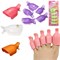 Nail Art Зажим-прищепка педикюрная для снятия искусственных покрытий/белые (5шт/уп.) 9764-6790 - фото 14788198